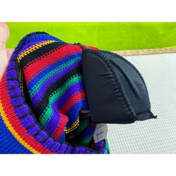 Vintage 90s Extra Touch International Sportswear Co Multi 2X Knitted Sweater NWT - Picture 9 of 9